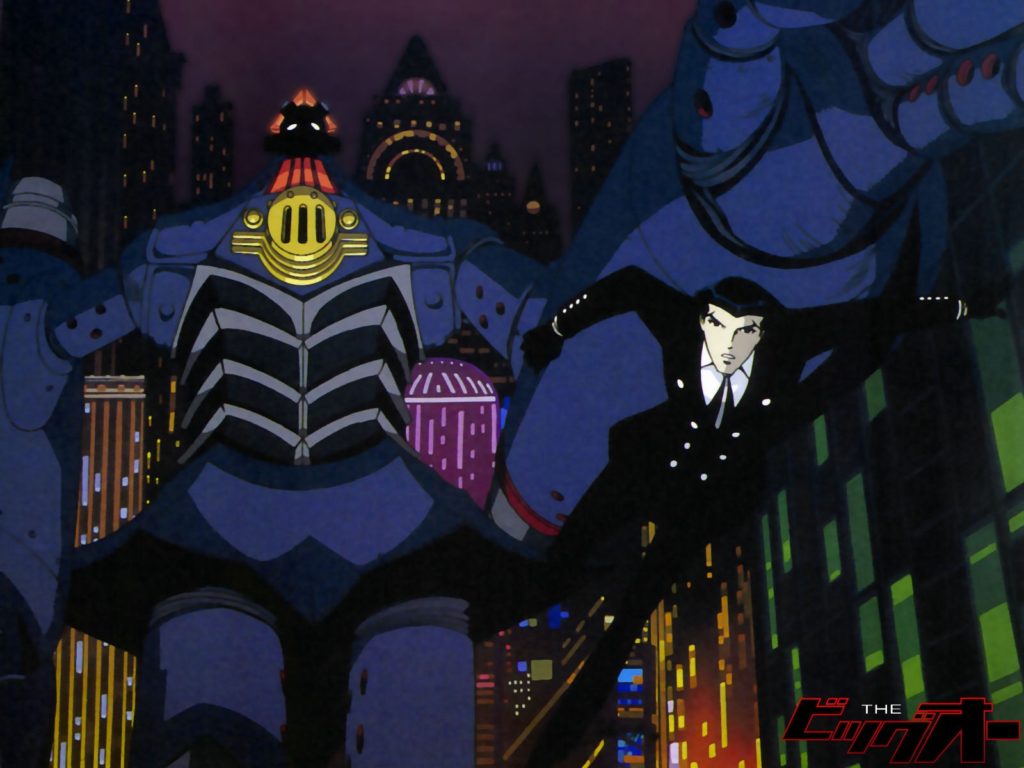 Batman In A Gundam The Stylized Greatness Of The Big O The Dot And Line