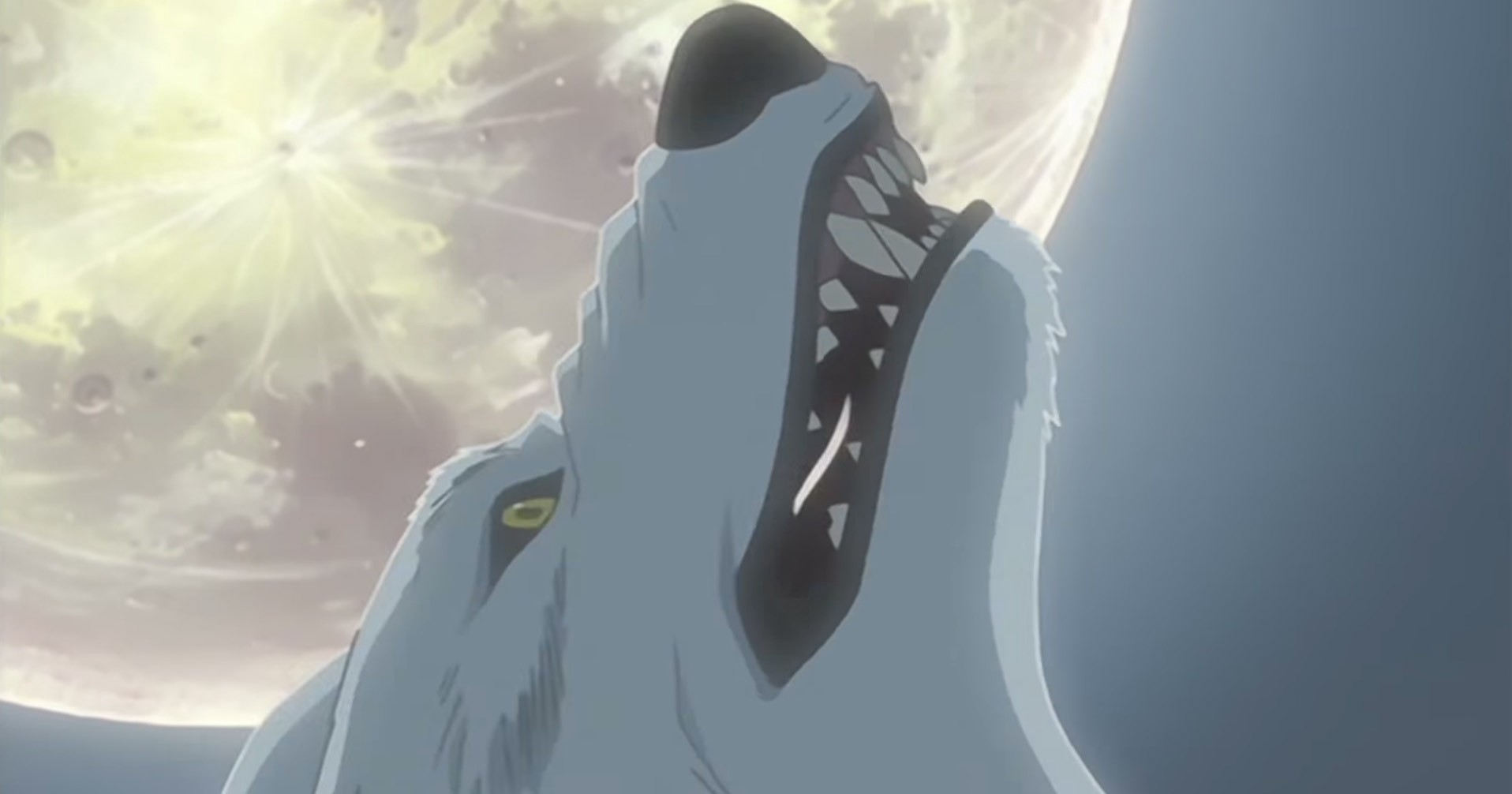 Anime Cute Galaxy Wolf, HD Png Download - kindpng